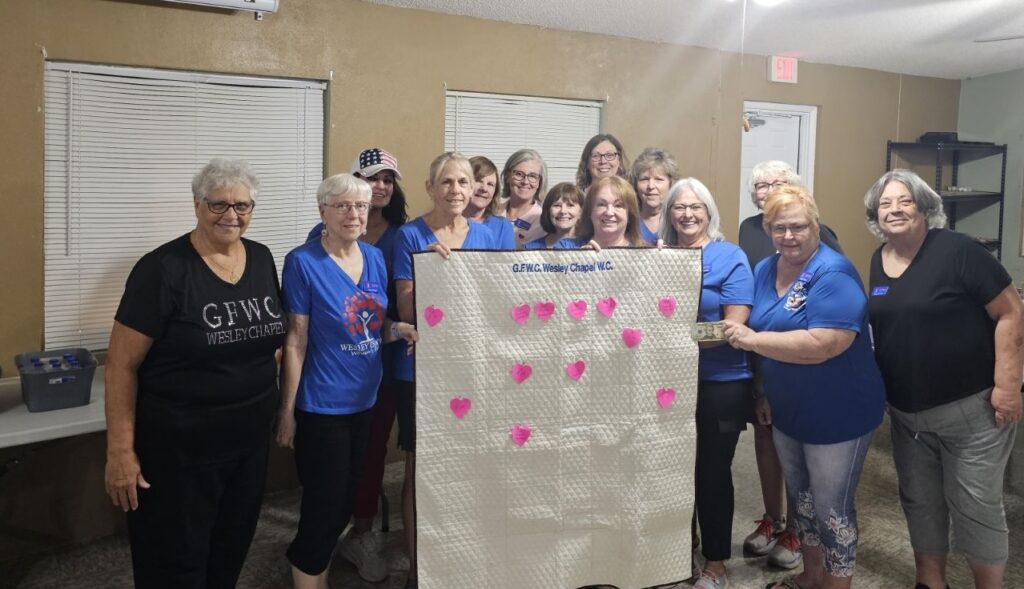 GFWC Wesley Chapel Woman’s Club  quilt fundraiser